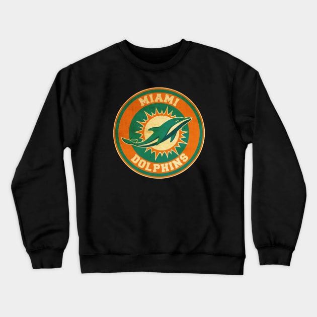 Vintage Miami Dolphins Crewneck Sweatshirt by looksart